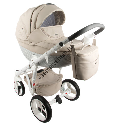 Коляска Adamex Monte Carbon Ecco 100% (3 в 1)