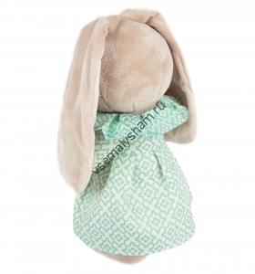 Мягкая игрушка Budi Basa Зайка Ми  в бирюзовом пальто 32 см (В1) 