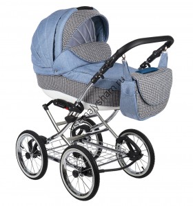 Коляска Adamex Katrina 3 в 1 646K синий