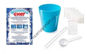 Волшебный снег светящийся в темноте