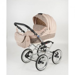 Коляска 3 в 1 Bebe-mobile Santana 
 601K СВ.БЕЖ С РОГОЖКОЙ
