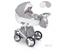 Коляска 2в1 Camarelo Avenger 50% экокожа