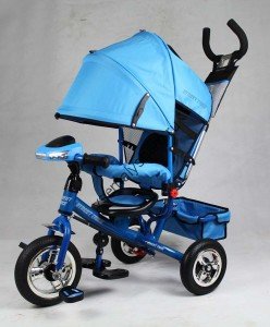 Детский трехколесный велосипед Smart Trike A22-1A голубой