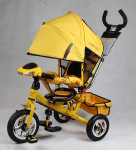 Детский трехколесный велосипед Smart Trike A22-1A желтый