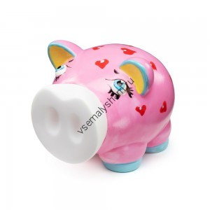 Копилка-раскраска Свинка