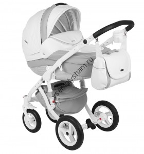 Коляска 3 в 1 Bebe Mobile Mario Ecco Deluxe 100%  кожа