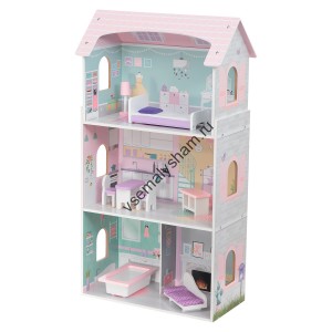 Кукольный дом EDUFUN EF4121 с мебелью