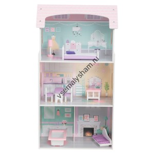 Кукольный дом EDUFUN EF4121 с мебелью
