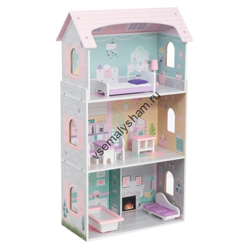 Кукольный дом EDUFUN EF4121 с мебелью