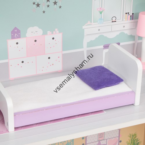 Кукольный дом EDUFUN EF4121 с мебелью