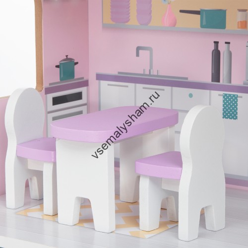 Кукольный дом EDUFUN EF4121 с мебелью