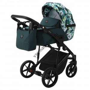 Коляска  2 в 1 Adamex Mobi Air Flowers