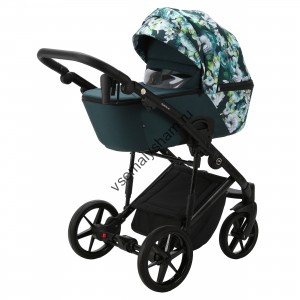 Коляска  2 в 1 Adamex Mobi Air Flowers