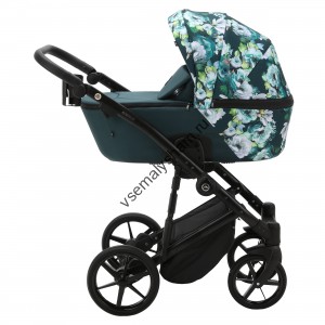 Коляска  2 в 1 Adamex Mobi Air Flowers