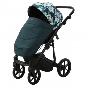 Коляска  2 в 1 Adamex Mobi Air Flowers