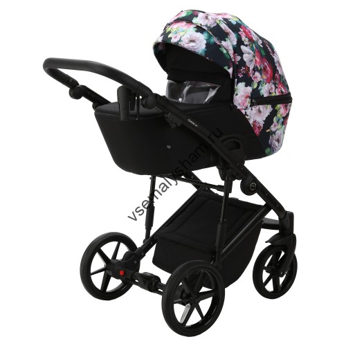 Коляска  2 в 1 Adamex Mobi Air Flowers