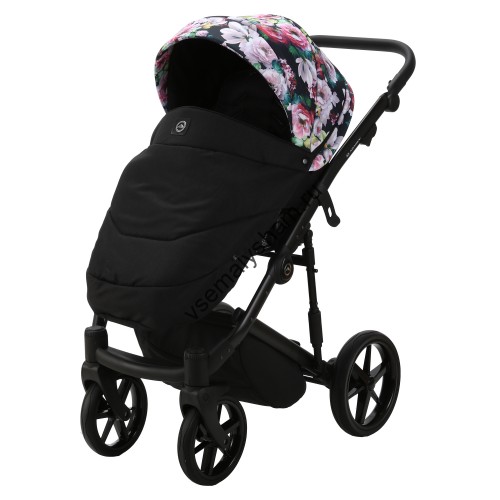 Коляска  2 в 1 Adamex Mobi Air Flowers