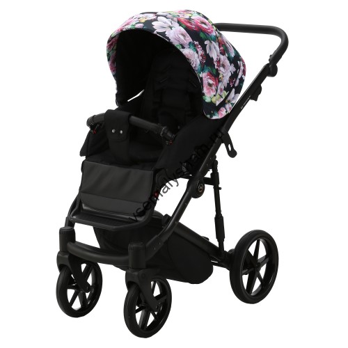 Коляска  2 в 1 Adamex Mobi Air Flowers