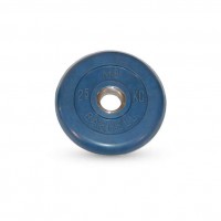 Диск обрезиненный Barbell d 31 мм цветной 2,5 кг