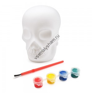 Копилка-раскраска Череп