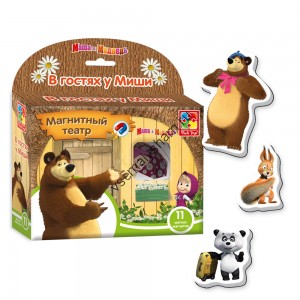 Магнитный театр Маша и Медведь В гостях у Миши