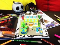 Комикс-раскраска Супер-спасатель