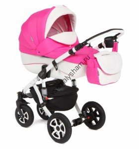  820S белая кожа+розовый