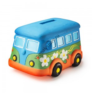 Копилка-раскраска Автобус