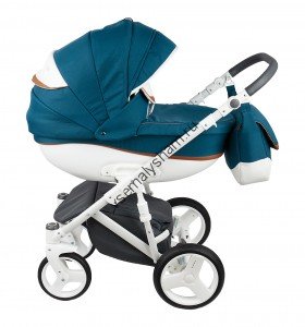 Коляска 2 в 1 Bexa Ideal New IN8 IN8 т. бирюзовый коричневый(IN8)