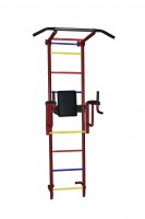 Детский спортивный комплекс Крепыш плюс пристенный с брусьями - 2 ПВХ