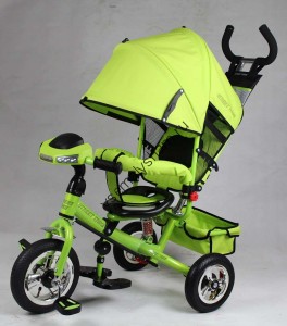 Детский трехколесный велосипед Smart Trike A03E зеленый
