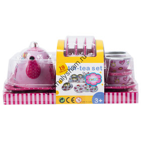 Набор посуды для кукол Игруша 19 предметов (металл) сh0100