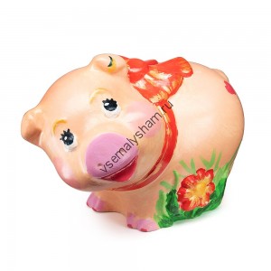 Керамическая копилка-раскраска Поросенок