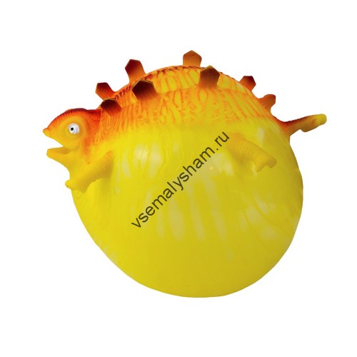 Воздушный шарик Надувашки серия динозавры желтый