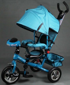 Детский трехколесный велосипед Smart Trike A03E - 2018 голубой