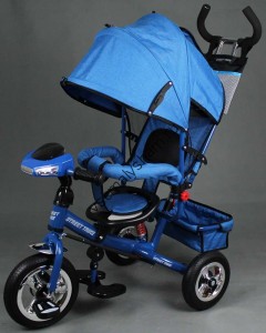 Детский трехколесный велосипед Smart Trike A03E - 2018 синий