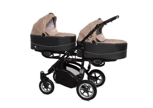 Коляска для двойни 2 в 1 BabyActive Twinny Premium