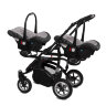 Коляска для двойни 2 в 1 BabyActive Twinny Premium