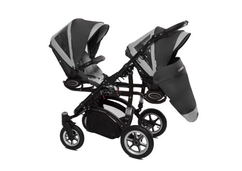 Коляска для двойни 2 в 1 BabyActive Twinny Premium