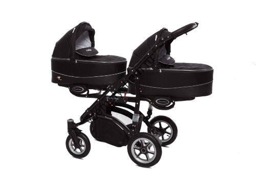 Коляска для двойни 2 в 1 BabyActive Twinny Premium