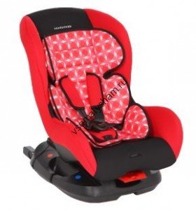 Автокресло Lider Kids Galeon (Галеон) isofix красный принт