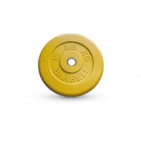 Диск обрезиненный Barbell d 31 мм цветной 15,0 кг