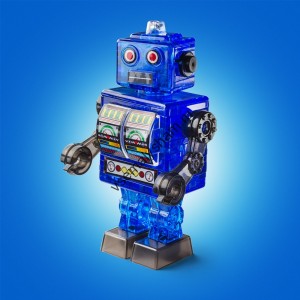 3D головоломка Робот cиний