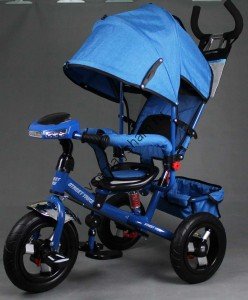 Детский трехколесный велосипед Smart Trike A03D - 2018 джинс