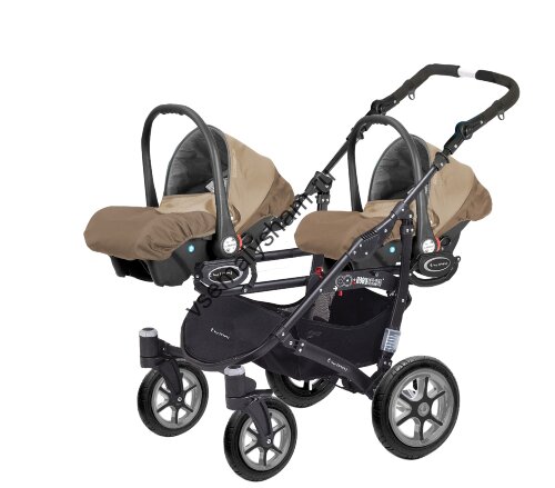 Коляска для двойни 2 в 1 BabyActive Twinny Standart