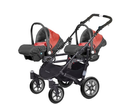 Коляска для двойни 2 в 1 BabyActive Twinny Standart