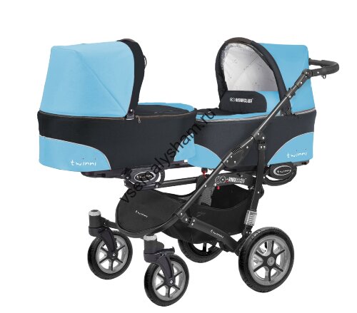 Коляска для двойни 2 в 1 BabyActive Twinny Standart