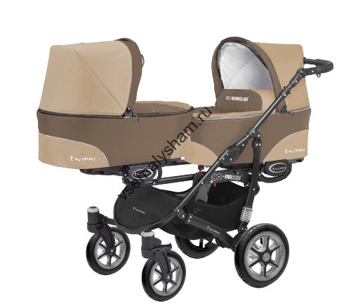 Коляска для двойни 2 в 1 BabyActive Twinny Standart