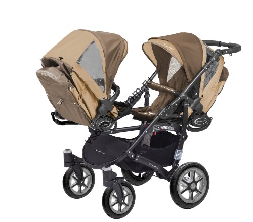 Коляска для двойни 2 в 1 BabyActive Twinny Standart