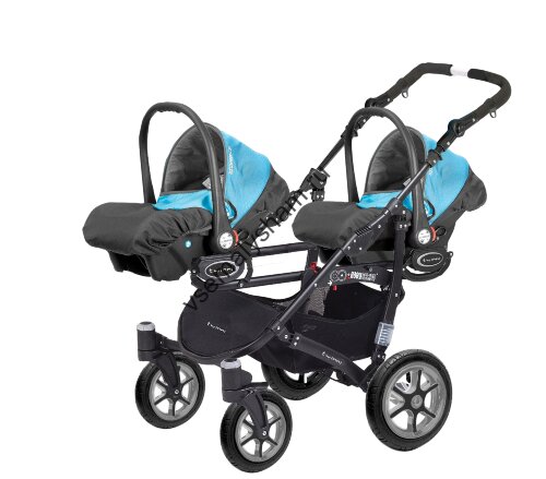 Коляска для двойни 2 в 1 BabyActive Twinny Standart